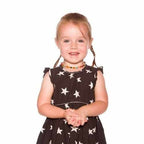 Childs Phoebe Polished Lemon Baltic Amber Beads and Gemstones Necklace
