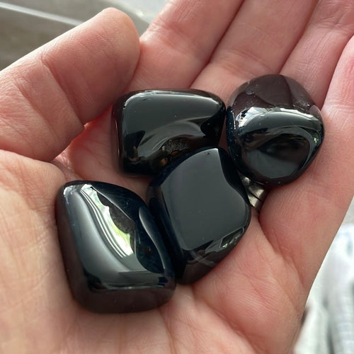 Gemini Birthstone Black Onyx -  1 Medium Piece