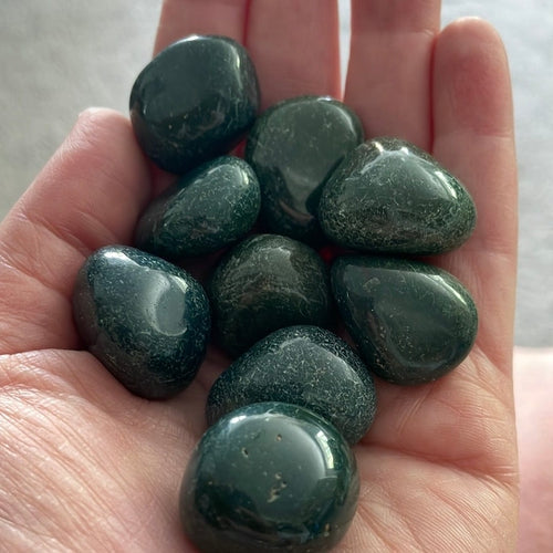 Genuine Bloodstone Tumblestone 1 Piece