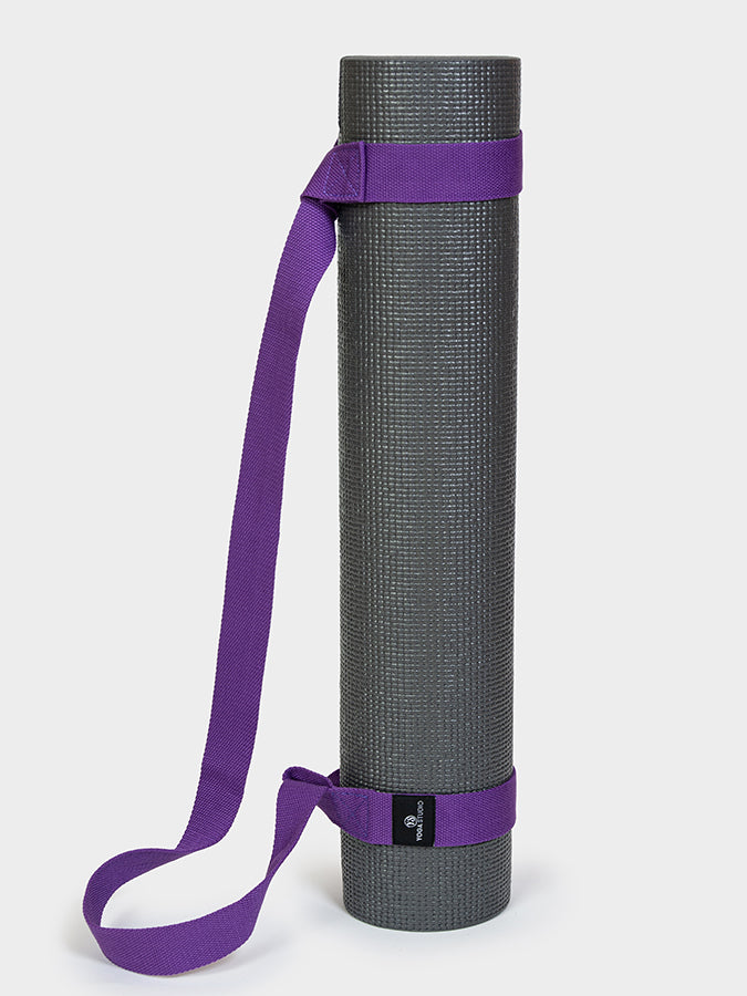 Yoga Studio Organic Cotton Yoga Mat Strap Carrier Purple