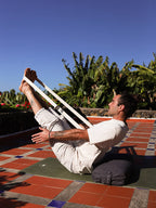 GOTS Organic Cotton D-Ring 2.5m Yoga Belt Strap