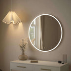 Round Wall Mounted LED Mirror 80cm