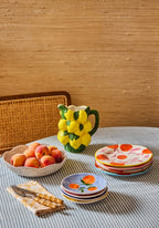 Peaches and Keen Plates After Matisse - Set of 4