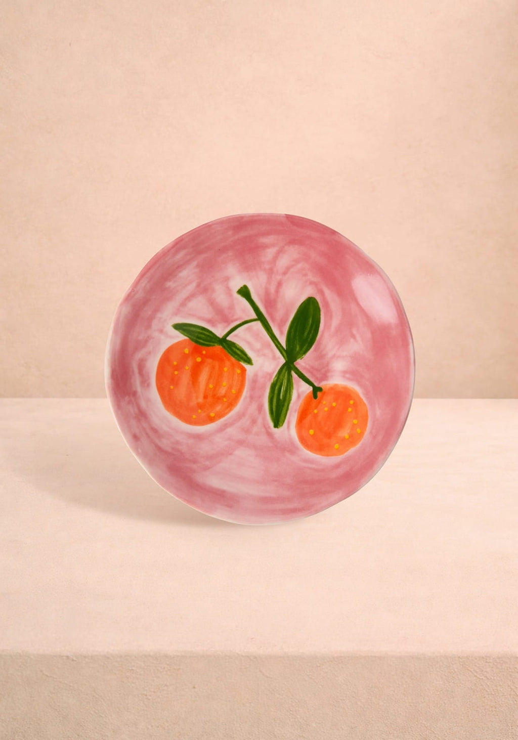 Peaches and Keen Plates After Matisse - Set of 4