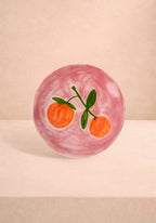 Peaches and Keen Plates After Matisse - Set of 4