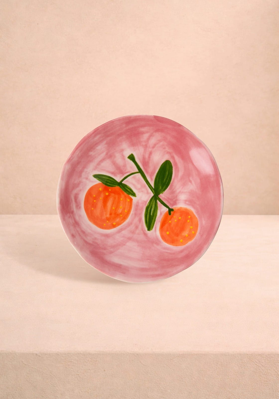 Peaches and Keen Plates After Matisse - Set of 4