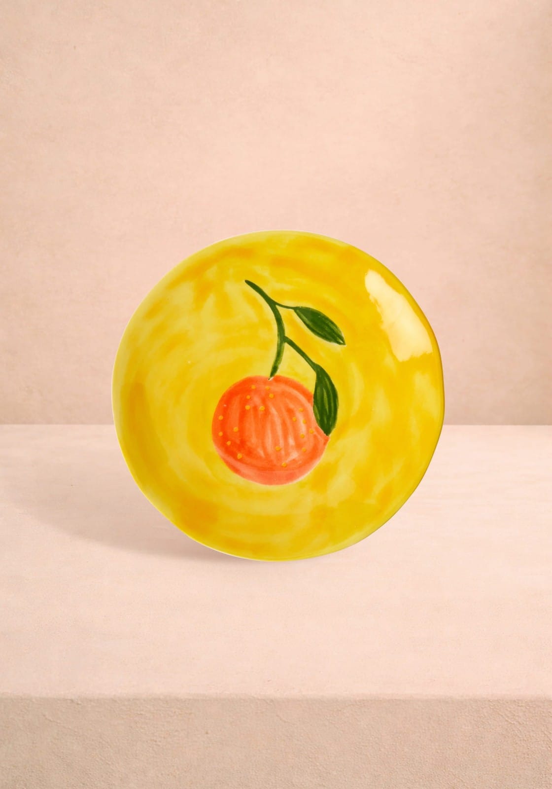 Peaches and Keen Plates After Matisse - Set of 4