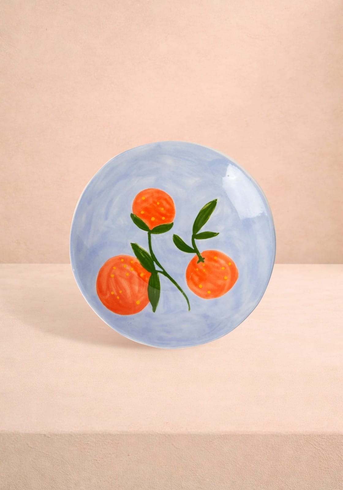 Peaches and Keen Plates After Matisse - Set of 4