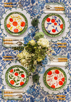 Lunch Plates Twig Oranges - Set of 4