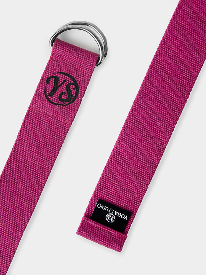 GOTS Organic Cotton D-Ring 2.5m Yoga Belt Strap