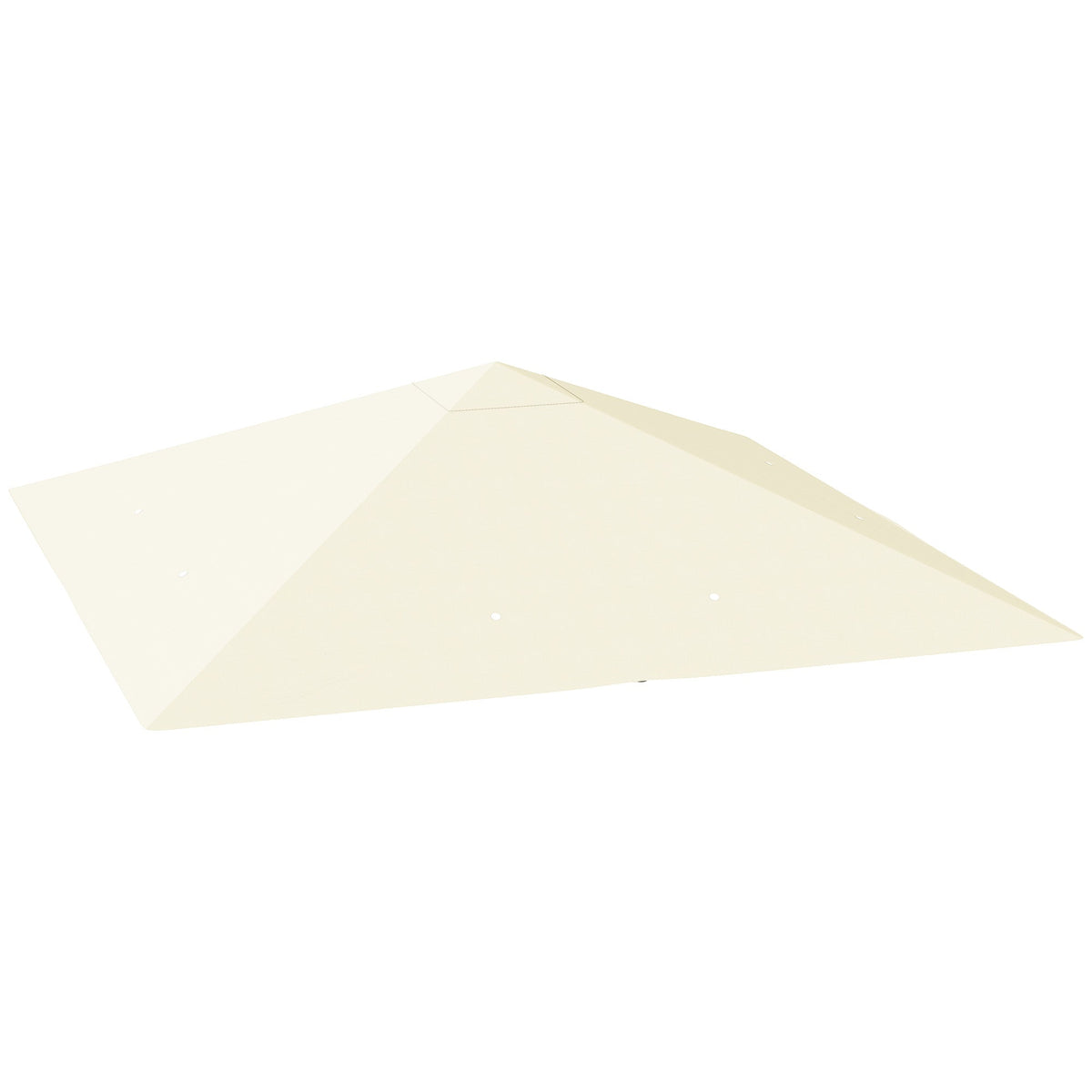 3 x 3(m) Gazebo Canopy Replacement Cover with Drain Holes Cream