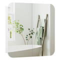 Arched Bathroom Mirror Cabinet, Wall Mounted