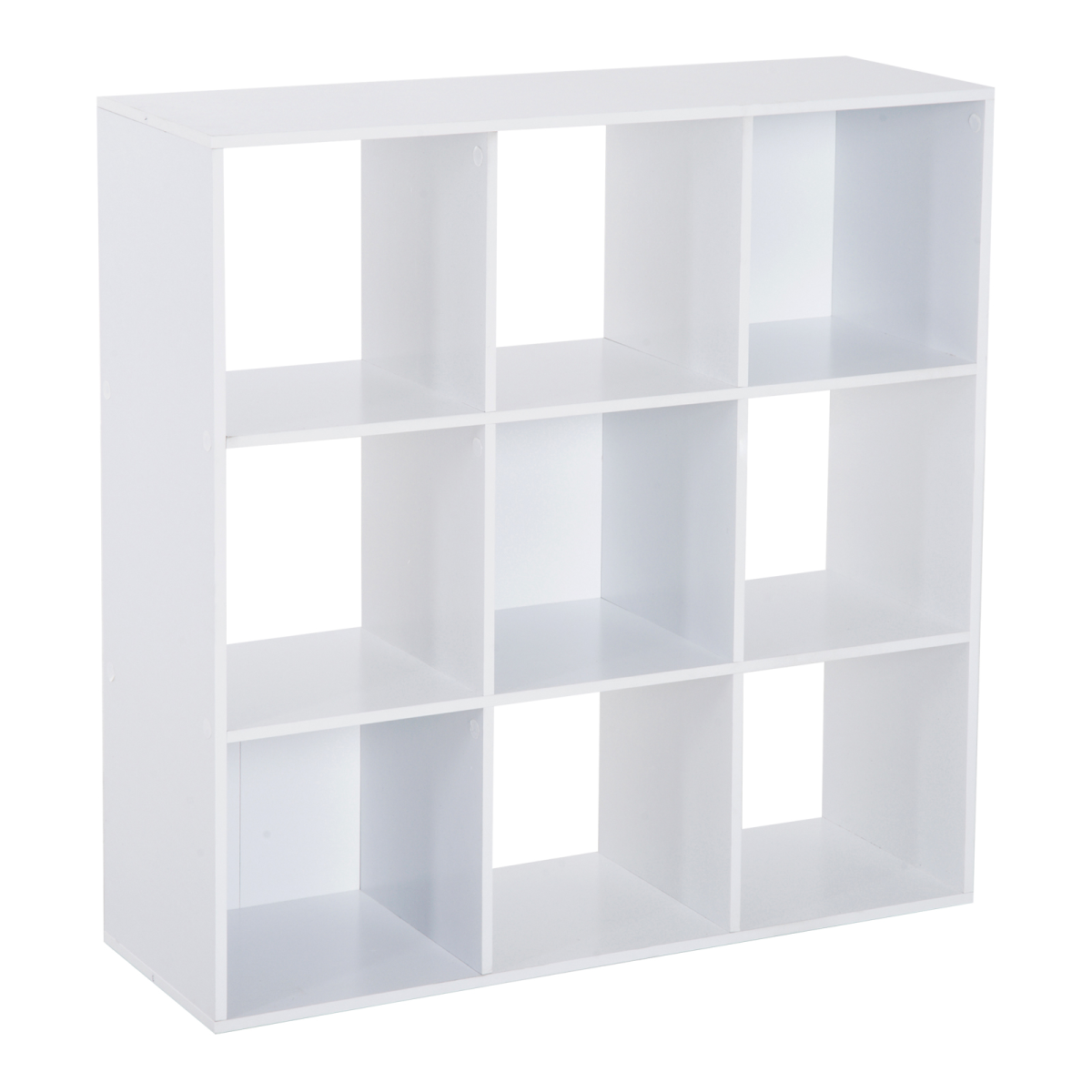 9 Cube Storage Cupboard Bookcase Bookshelf Home Office, White