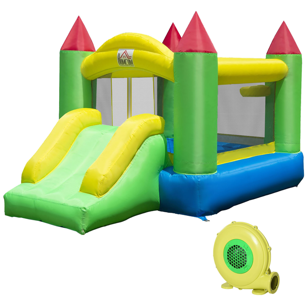 Bouncy Castle with Slide - Durable Inflatable Jumper for Kids