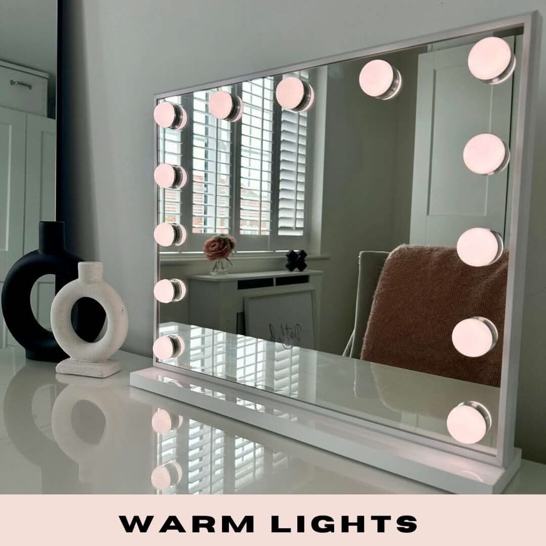 Small Vanity Face LED Mirror 50x42cm