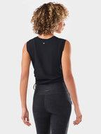 Tavi Crop Side Tie Women's Tank Top