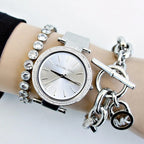 Michael Kors MK3367 Mini Darci Women's Silver Mesh Watch
