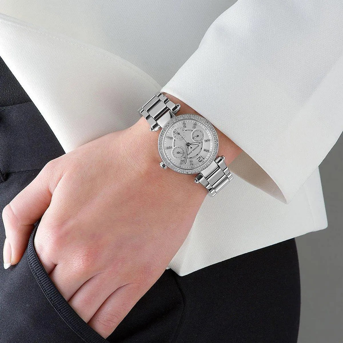 Michael Kors MK5615 Mini Parker Women's Silver Watch