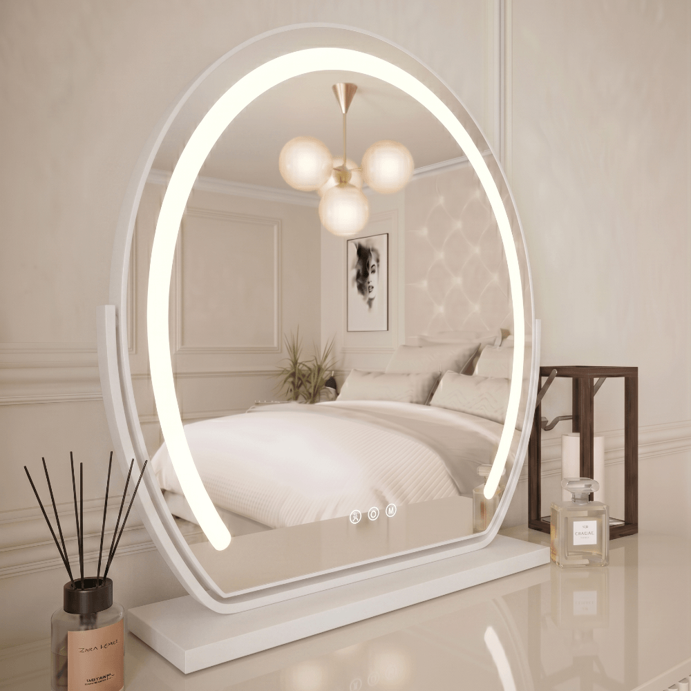 Vanity Face LED Mirror White