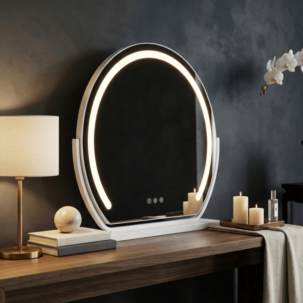 Vanity Face LED Mirror White