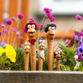 5 Piece Mini Garden Worm Ornaments Resin Plant Pot Figurines