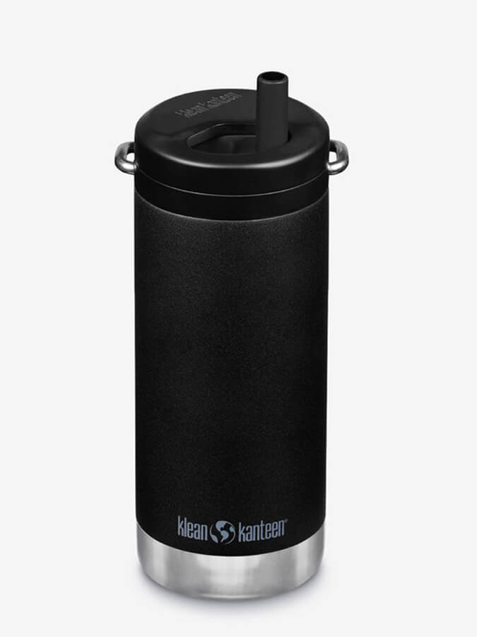 Klean Kanteen TKWide Insulated Bottle 12oz (355ml) With Twist Cap Black