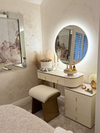 Round Wall Mounted LED Mirror 80cm