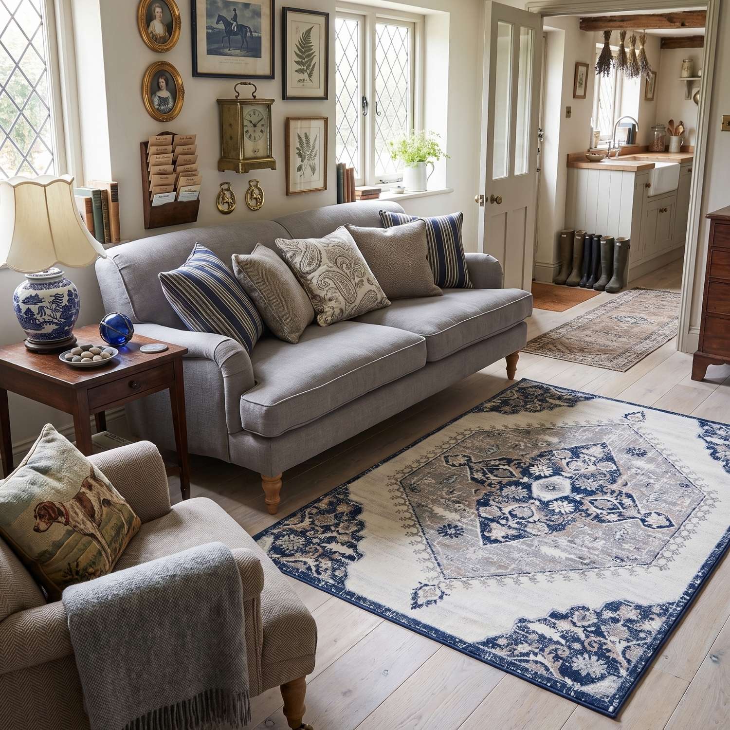 Montana Vintage Navy Rugs