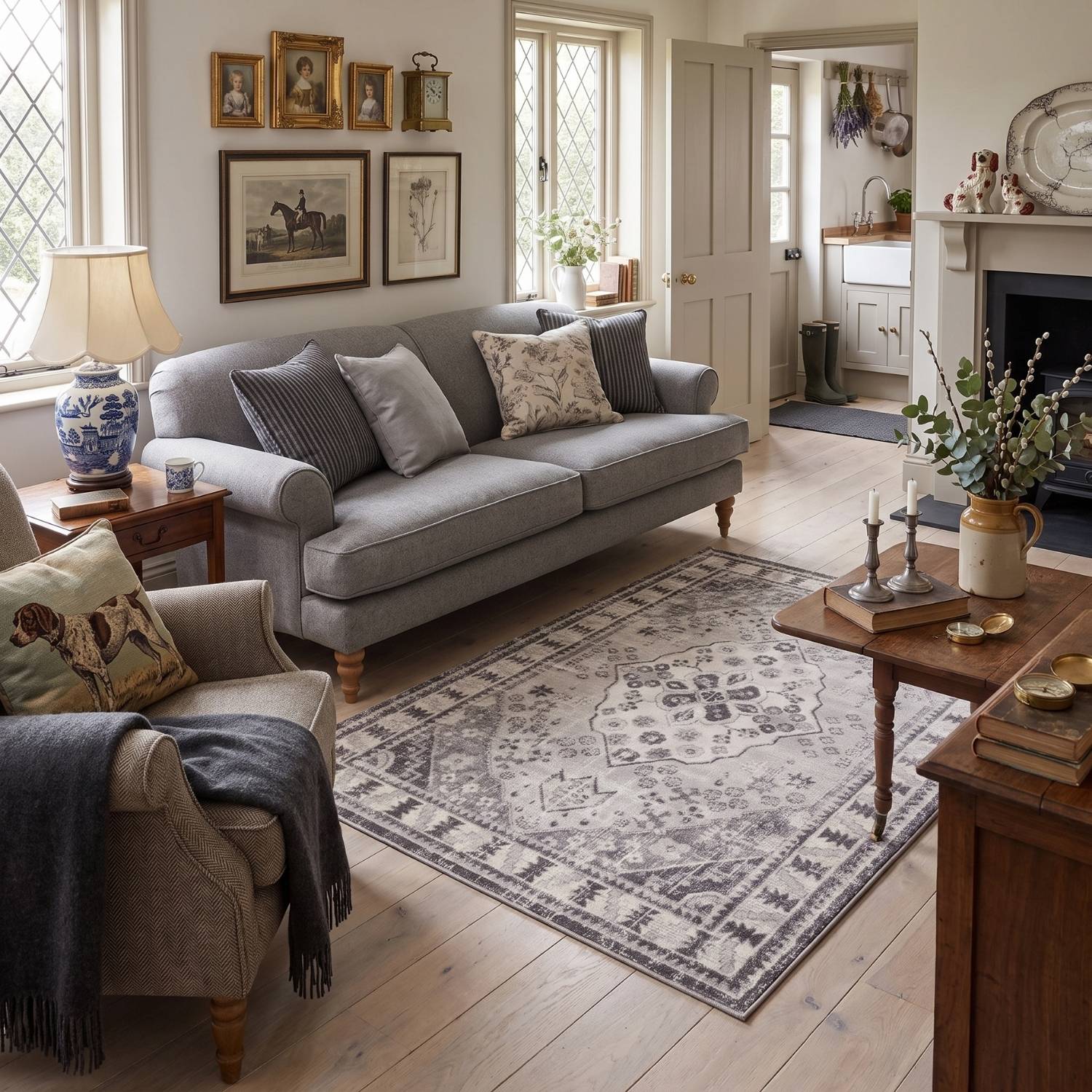 Montana Oriental Grey Rug