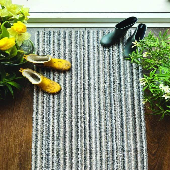 Candy Washable Mat Striped Design
