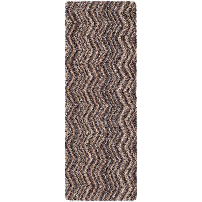 Washable Mat Chevron Design in Multicolour 50X150 cm