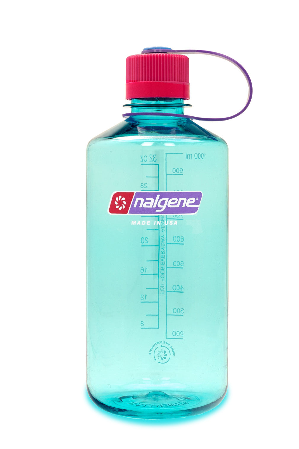 Nalgene Sustain Narrow Mouth Bottle 1L - Various Colours