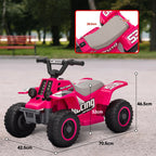 6V Electric Quad Bike for Kids w/ Forward Backward