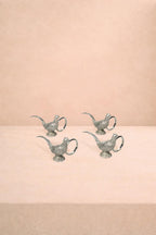 Pheasant Feathered Pewter Napkin Ring - Set of 4