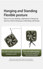 Naturehike USB powered Camping Fan with Speed control
