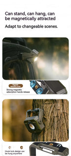 Naturehike Outdoor Floodlight With Red / White Light And adjustable beam