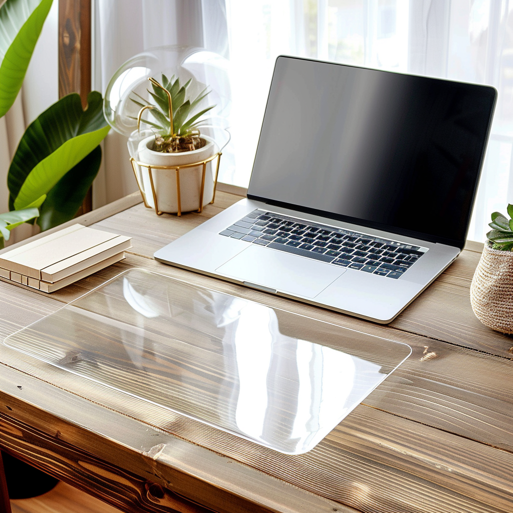 PVC Clear Desk Mat - Transparent