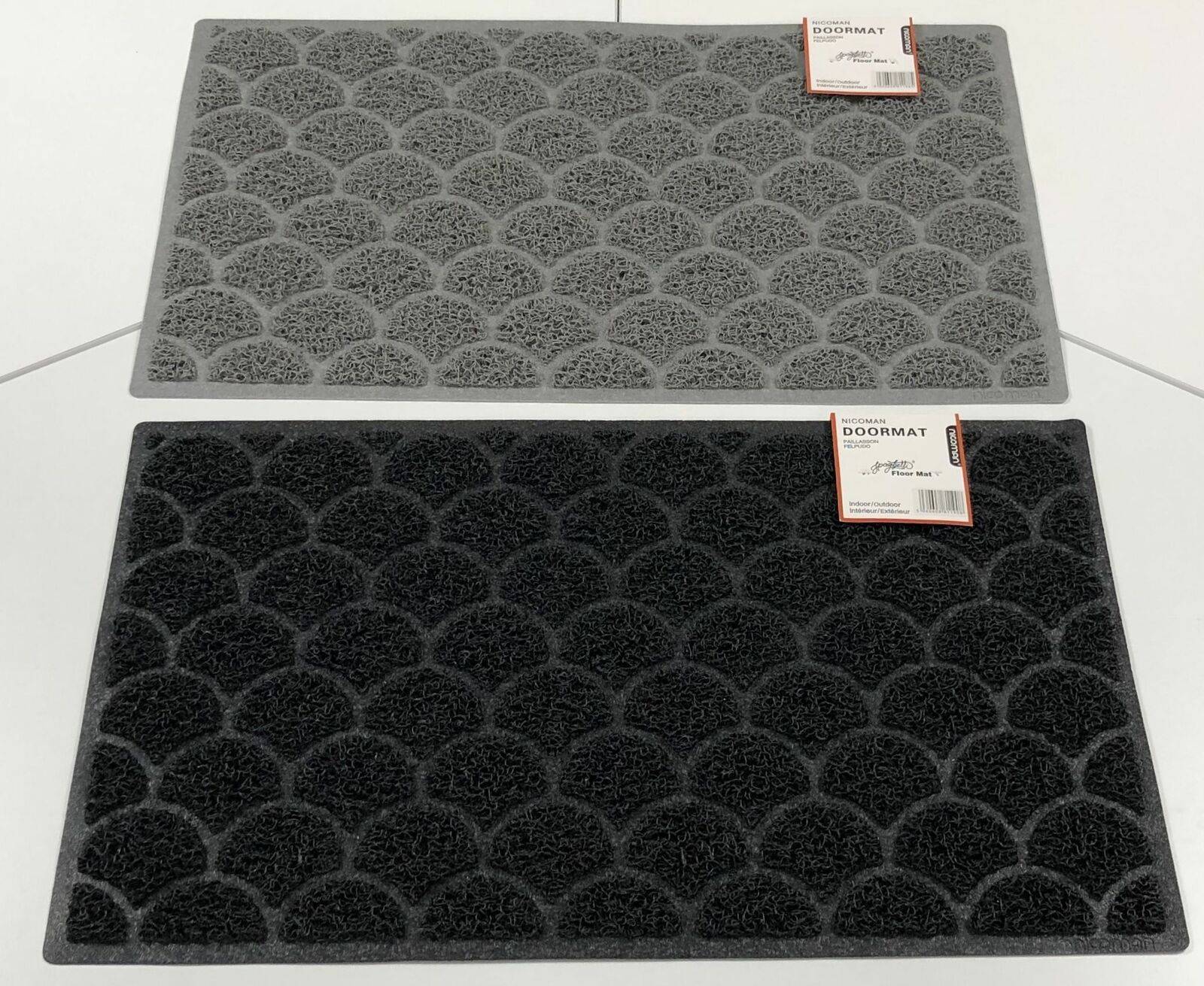 Indoor Dirt-Trapper Easy-Clean Doormat - Fan Pattern