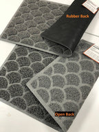 Indoor Dirt-Trapper Easy-Clean Doormat - Fan Pattern