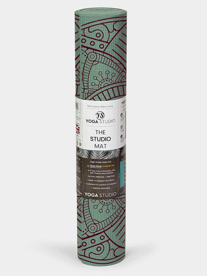 Designed Reversible Sticky Yoga Mat 6mm