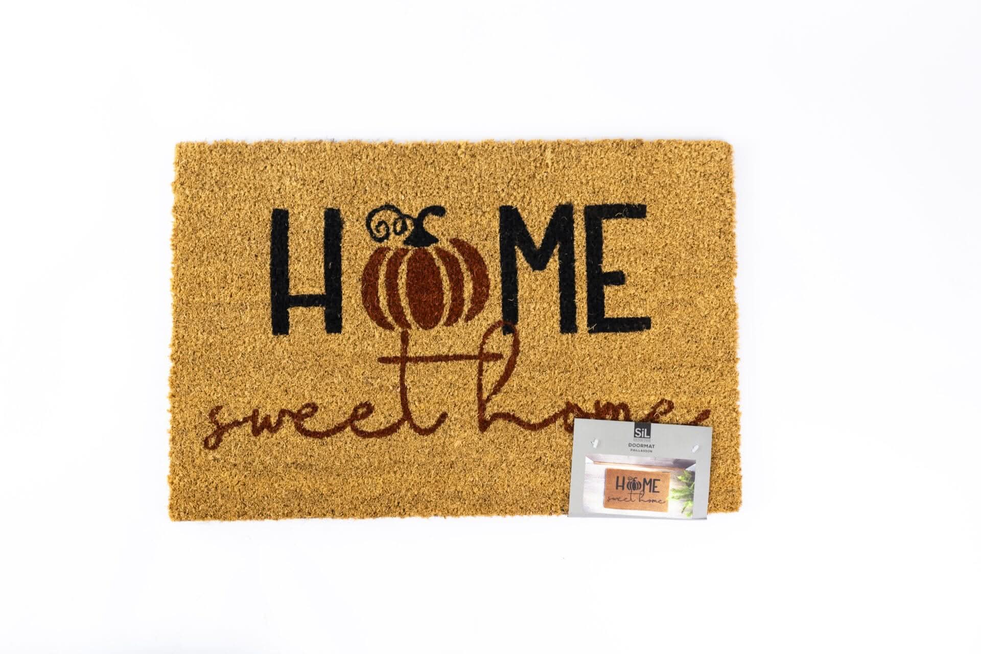 Home Sweet Home Autumn Coir Door Mat Seasonal Welcome Rug