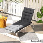 Sun Lounger Cushion Only, Garden Lounge Chair Cushion