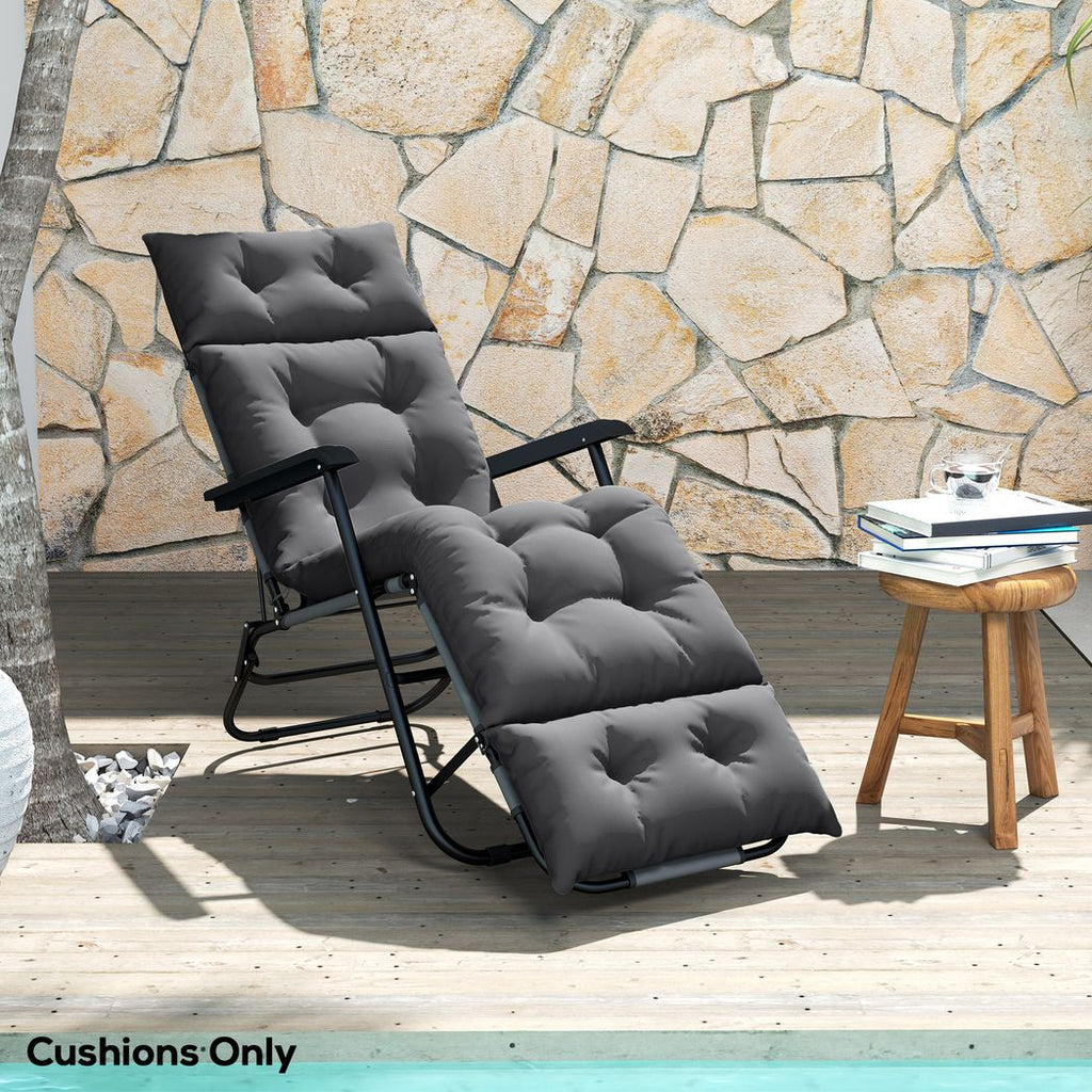 Sun Lounger Cushion Only, Garden Lounge Chair Cushion