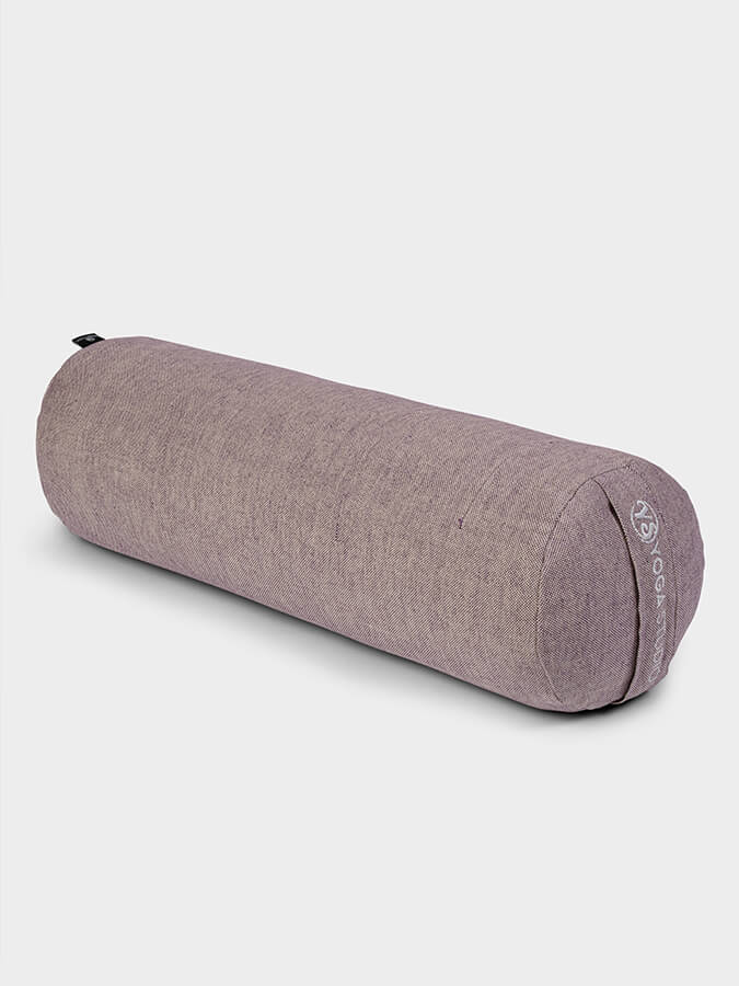 Yoga Studio Organic Buckwheat Two Toned Meditation Bolster Cushion Two Toned - Purple