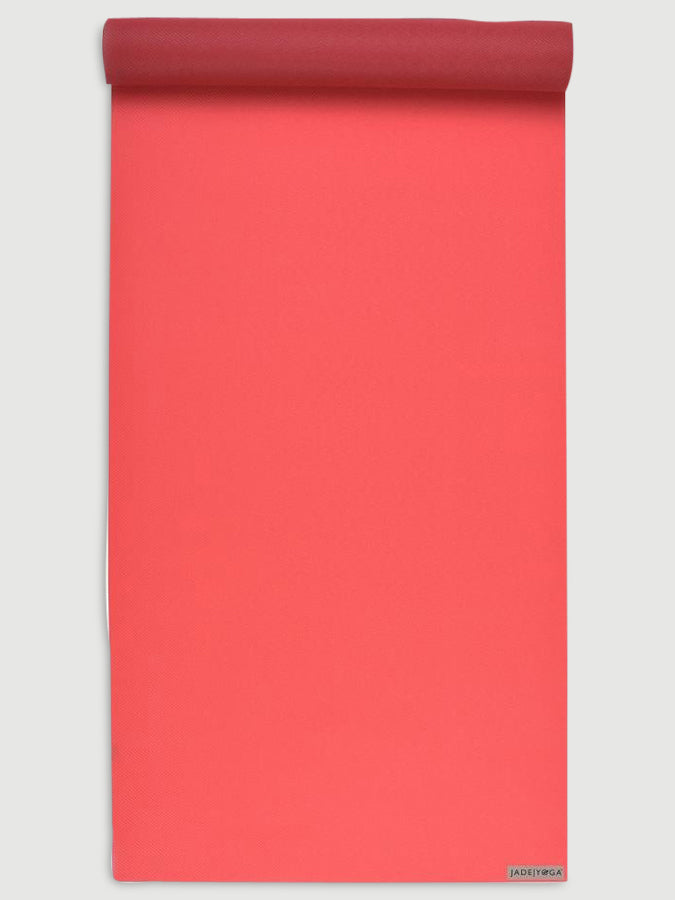 Jade Yoga 74" Travel Yoga Mat 3mm Sedona Red