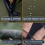 Onewind Airstream 11' Hammock with Detachable Zipper Bugnet and Wind Sock
