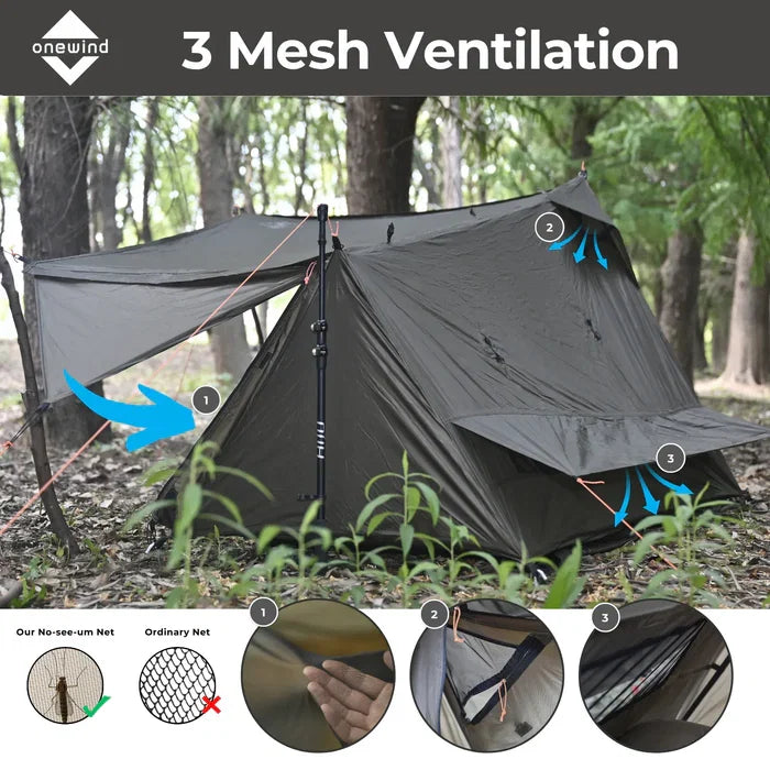 Onewind Outdoors Ultralight SoloVent Bivy Tent (2026 Version)