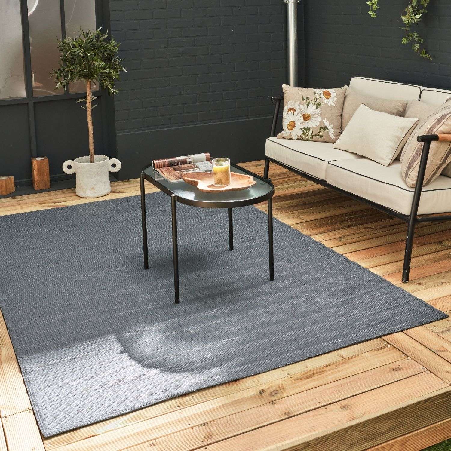 Urban Outdoor Rug Anthracite