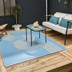 Urban Outdoor Rug Blue & Beige
