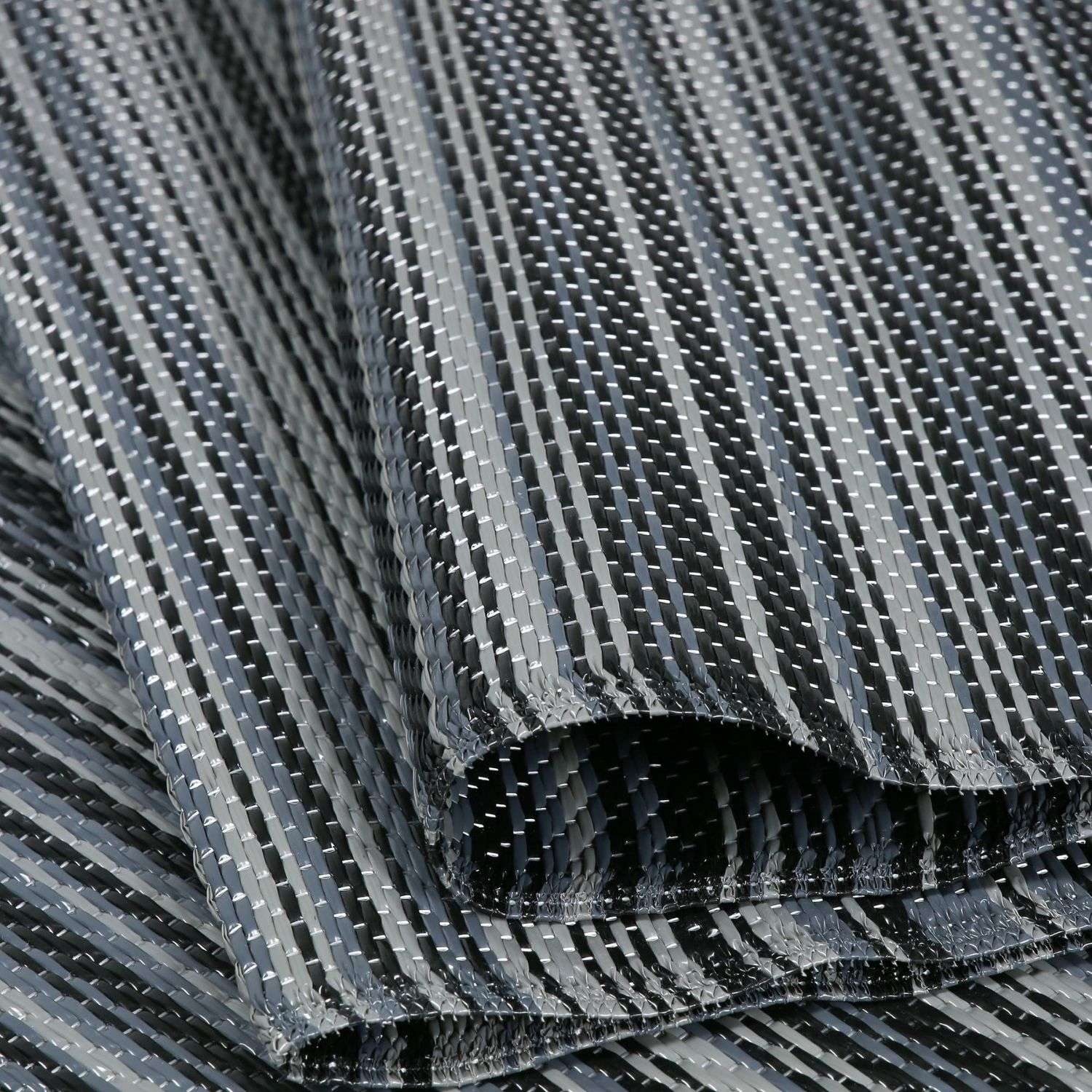 Rainbow Outdoor Rug Dark Grey